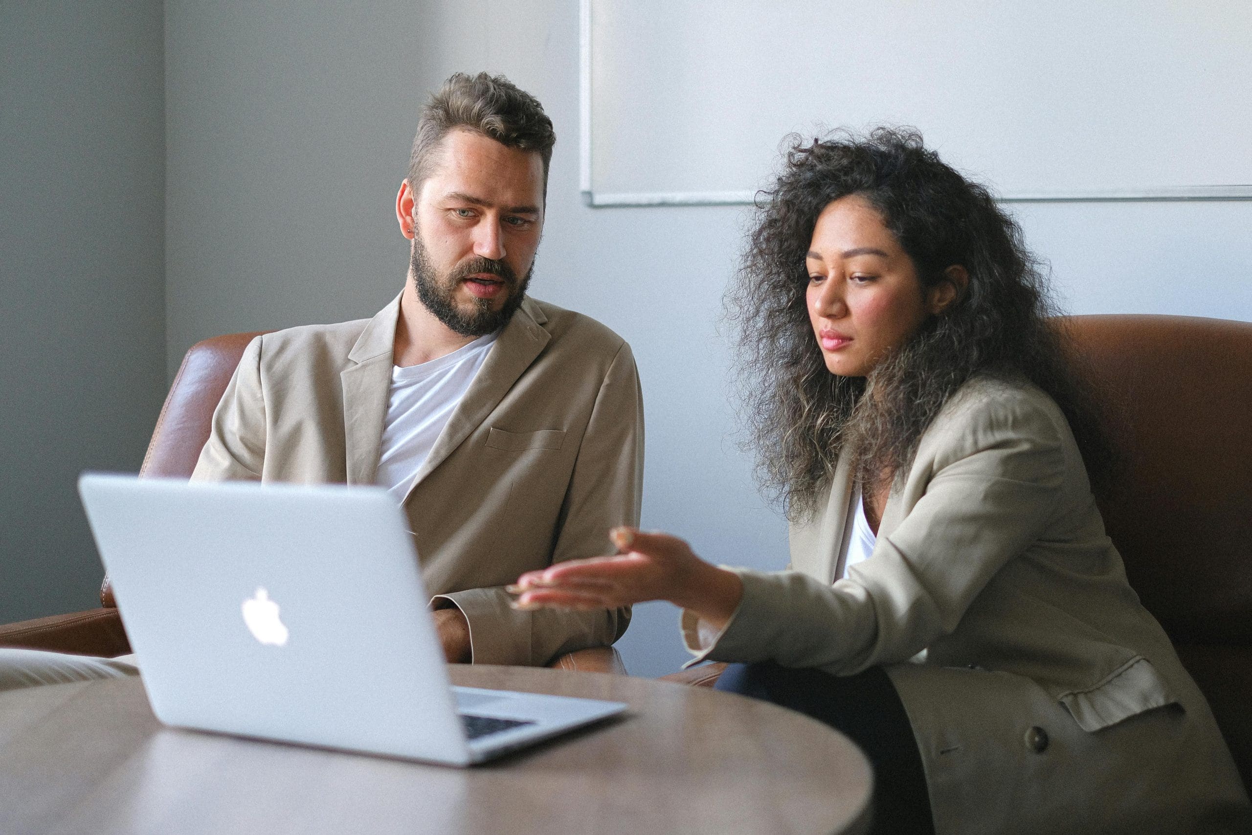 Business Owner talking with employee about Co-Managed IT Solutions in San Jose, CA