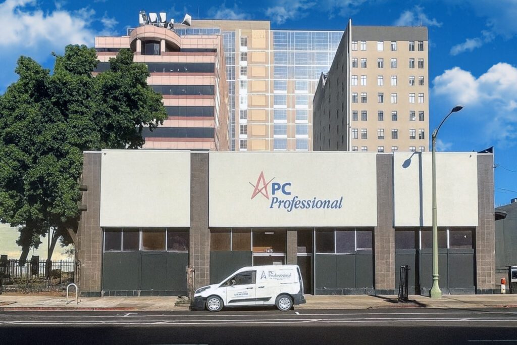 The office building of PC Professional, a managed services provider.